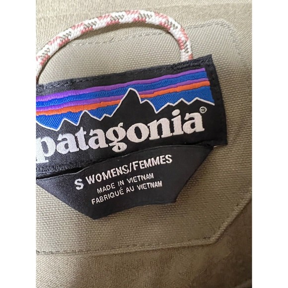 Patagonia Bivy Hooded Vest Sage Khaki Women’s Size Small - Picture 8 of 9
